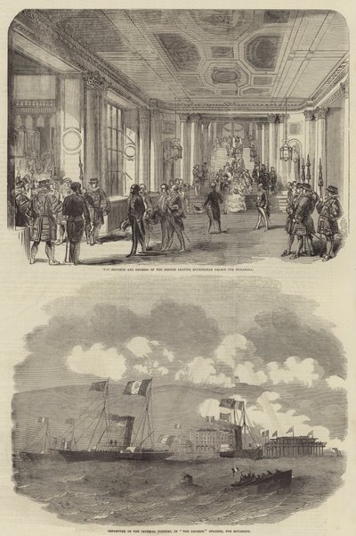 Königlicher Besuch von Napoleon III von Edwin Weedon